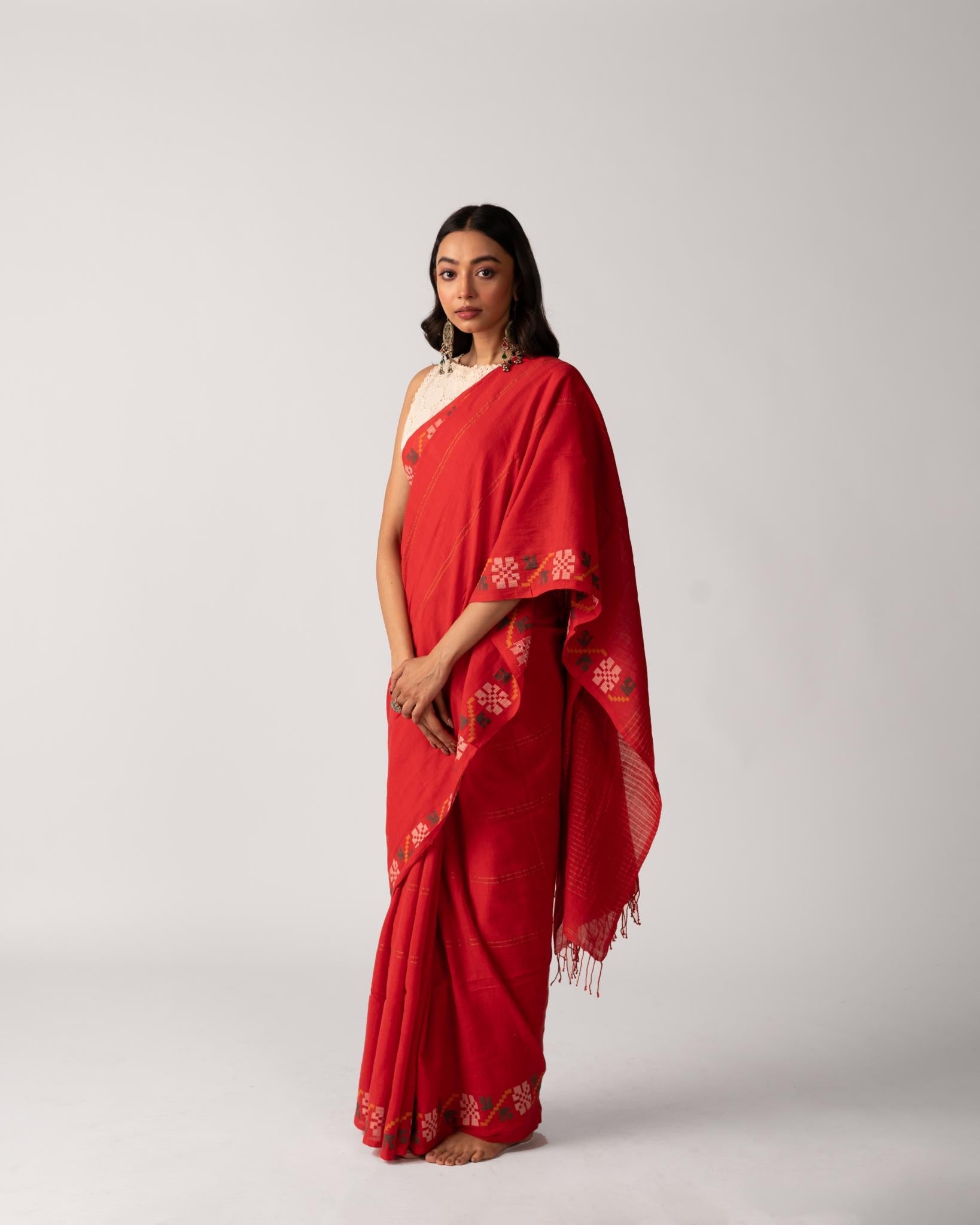 Lata - Red - CiceroniSareeIra