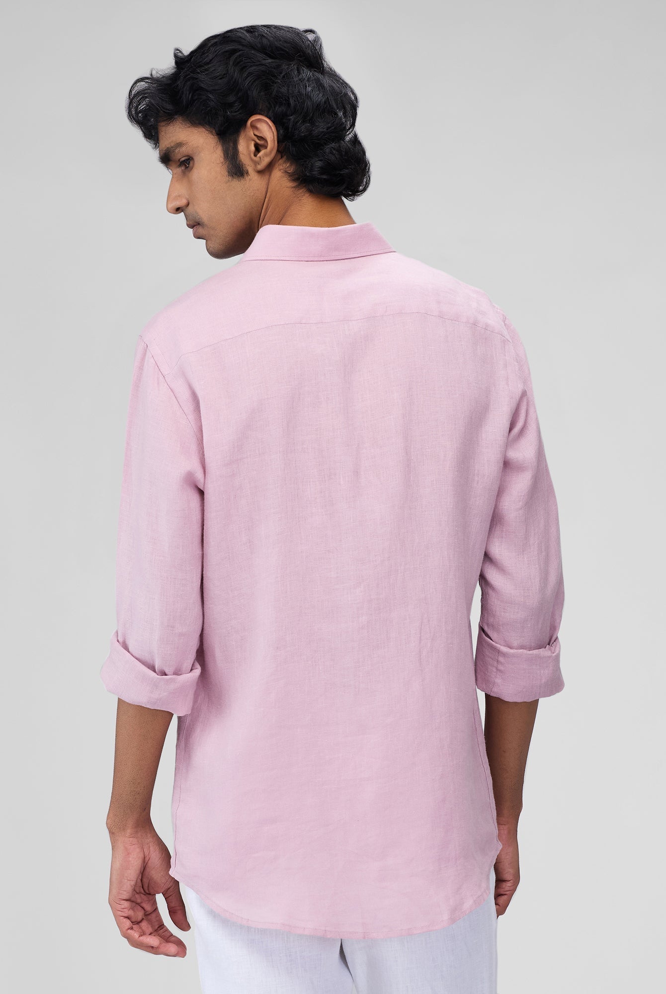 Lavender 100% Linen Classic Shirt - CiceroniMen Shirtsbhrāta
