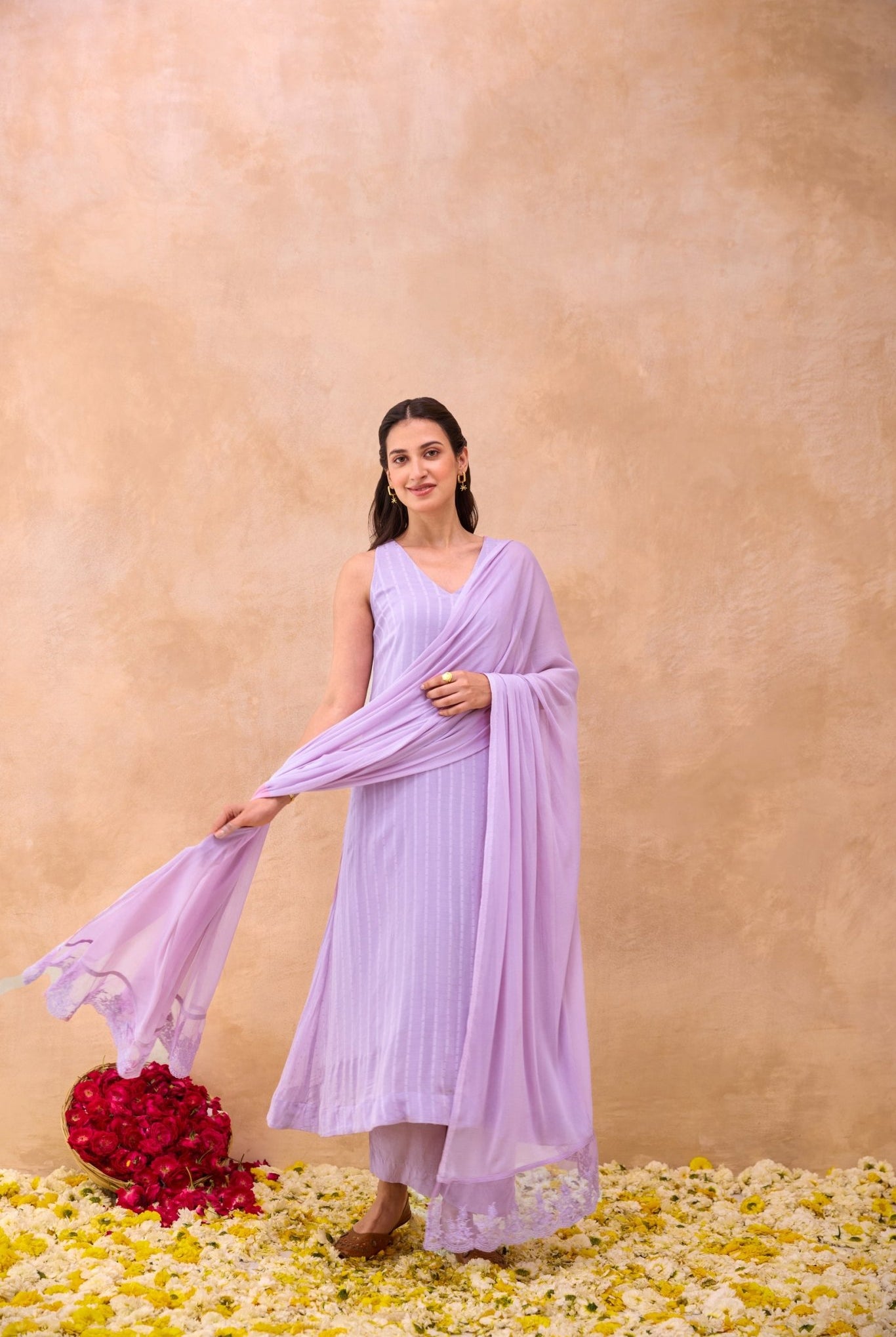 Lavender Grace Kurta Set - CiceroniKurta Set, Everyday WearTaro
