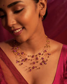 Layered Crystal Necklace - CiceroniNecklaceAarika