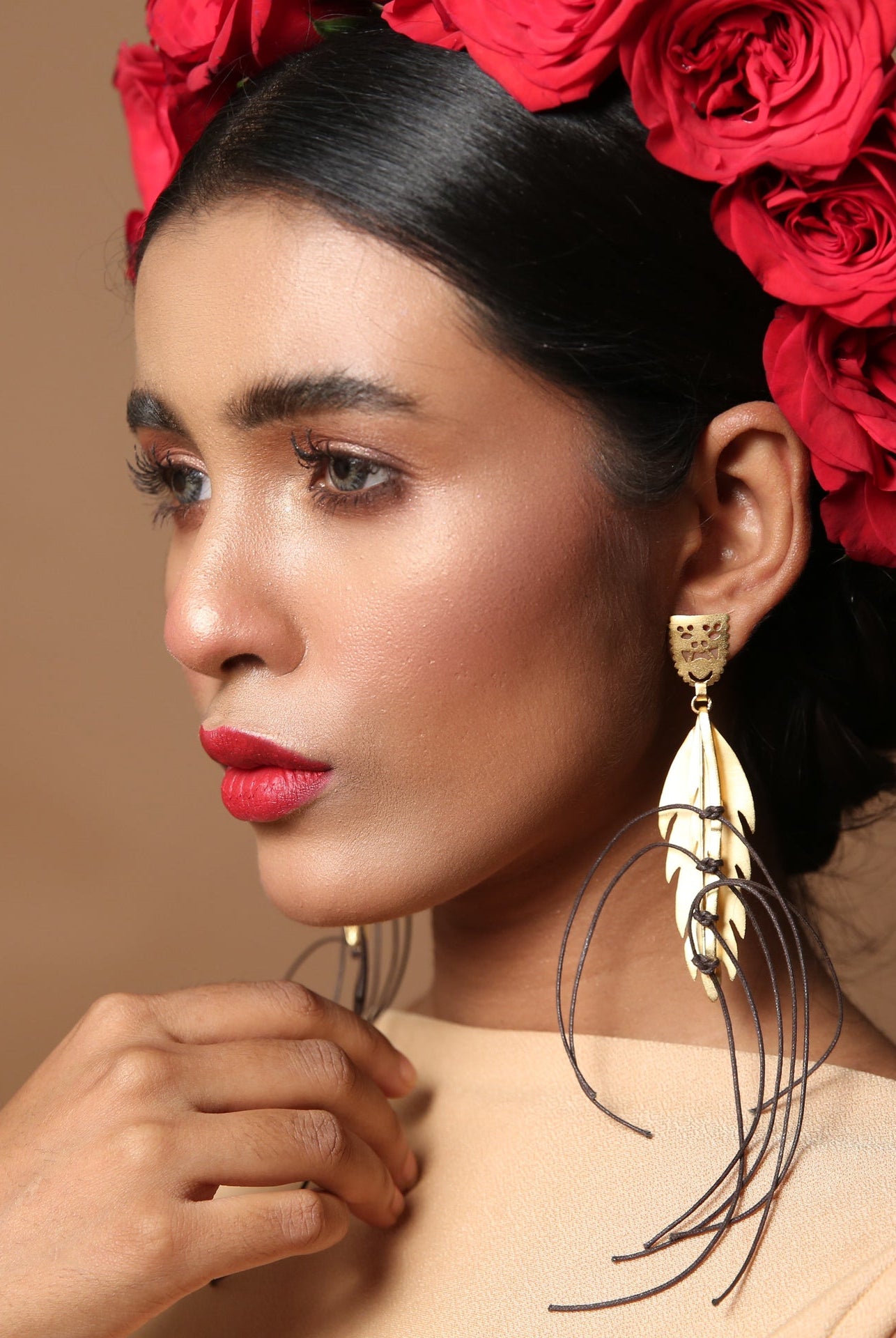 Leafy Charm Earring - CiceroniEarringsZaza by Somya