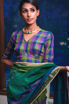 Leela Check Blouse - CiceroniBlouseRaga & Co.