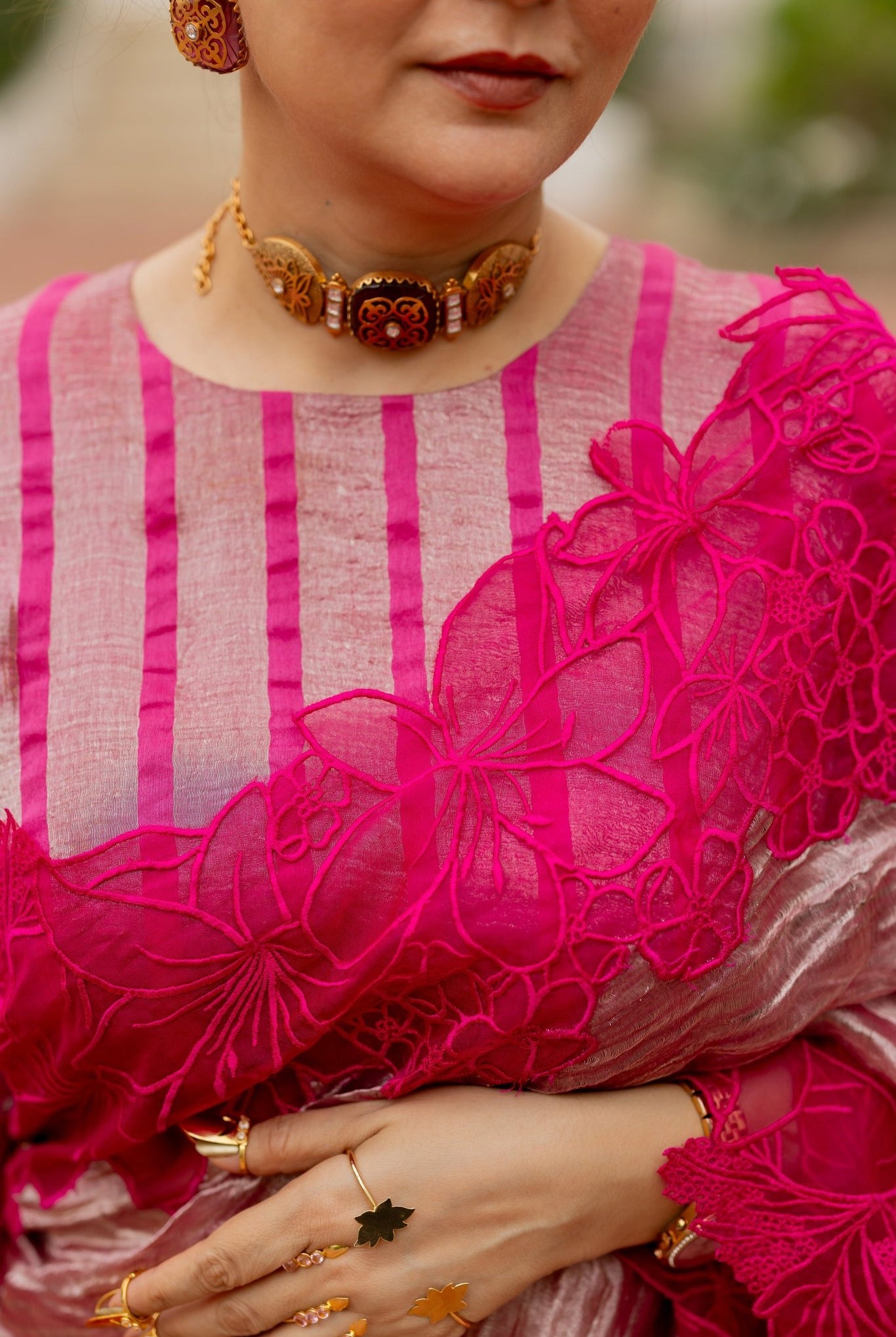 Leela Set - CiceroniSareeChambray & Co.