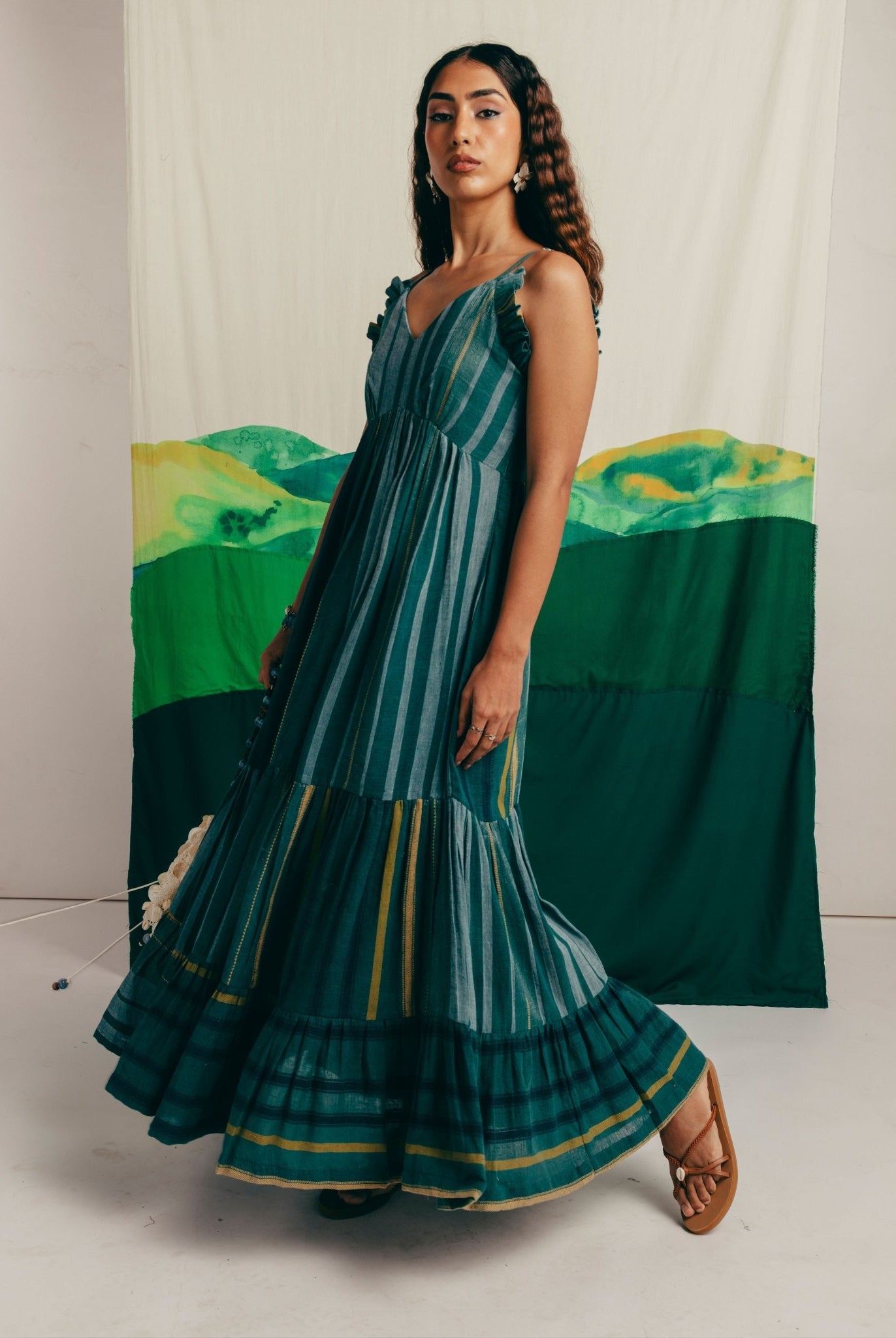 Leher Dress - Teal Green - CiceroniDressesRAFU'D