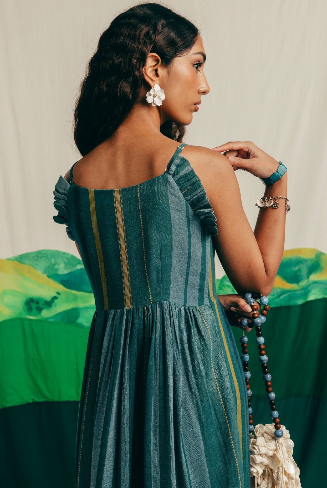 Leher Dress - Teal Green - CiceroniDressesRAFU'D