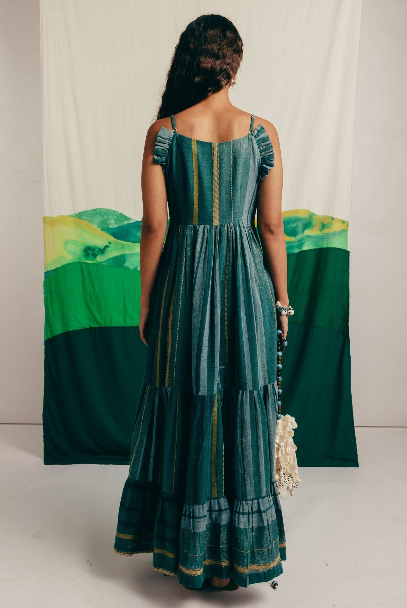 Leher Dress - Teal Green - CiceroniDressesRAFU'D