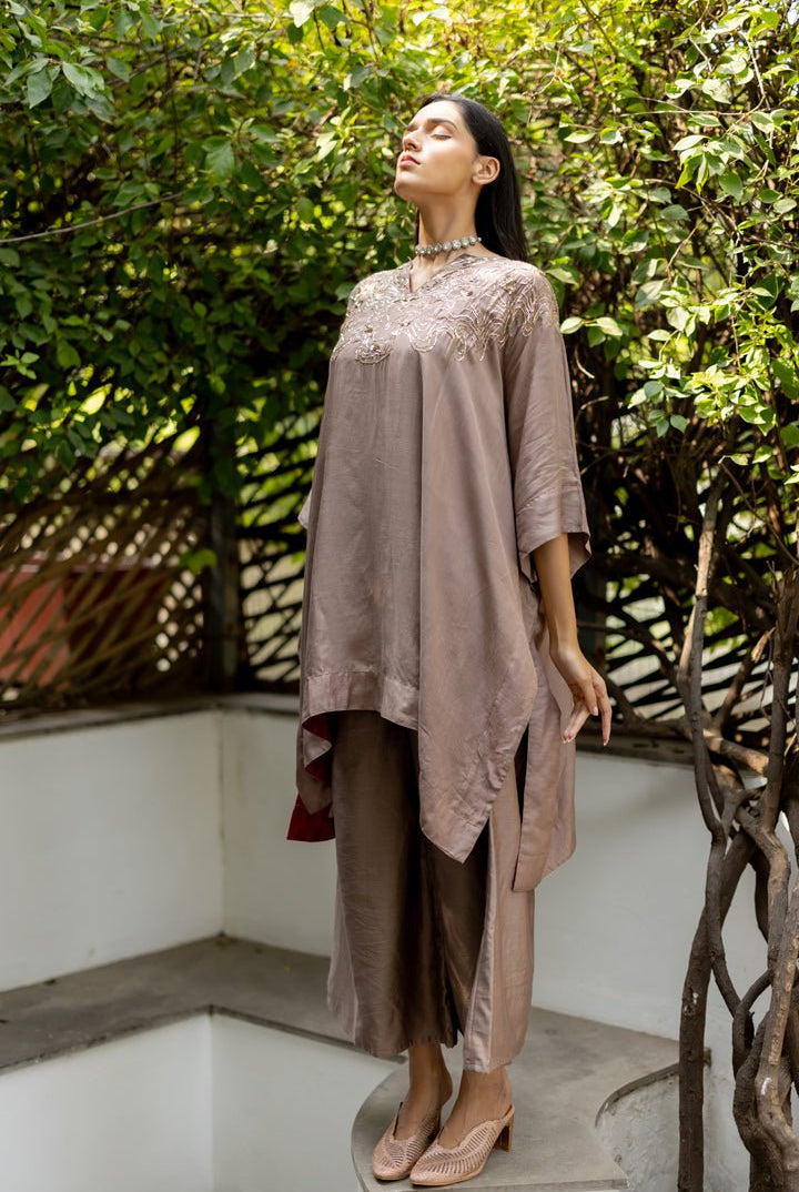 Leher Kaftan Co - ord Set - CiceroniKurta Set, Festive WearSilai Studio