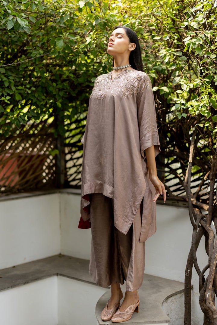 Leher Kaftan Co - ord Set - CiceroniKurta Set, Festive WearSilai Studio