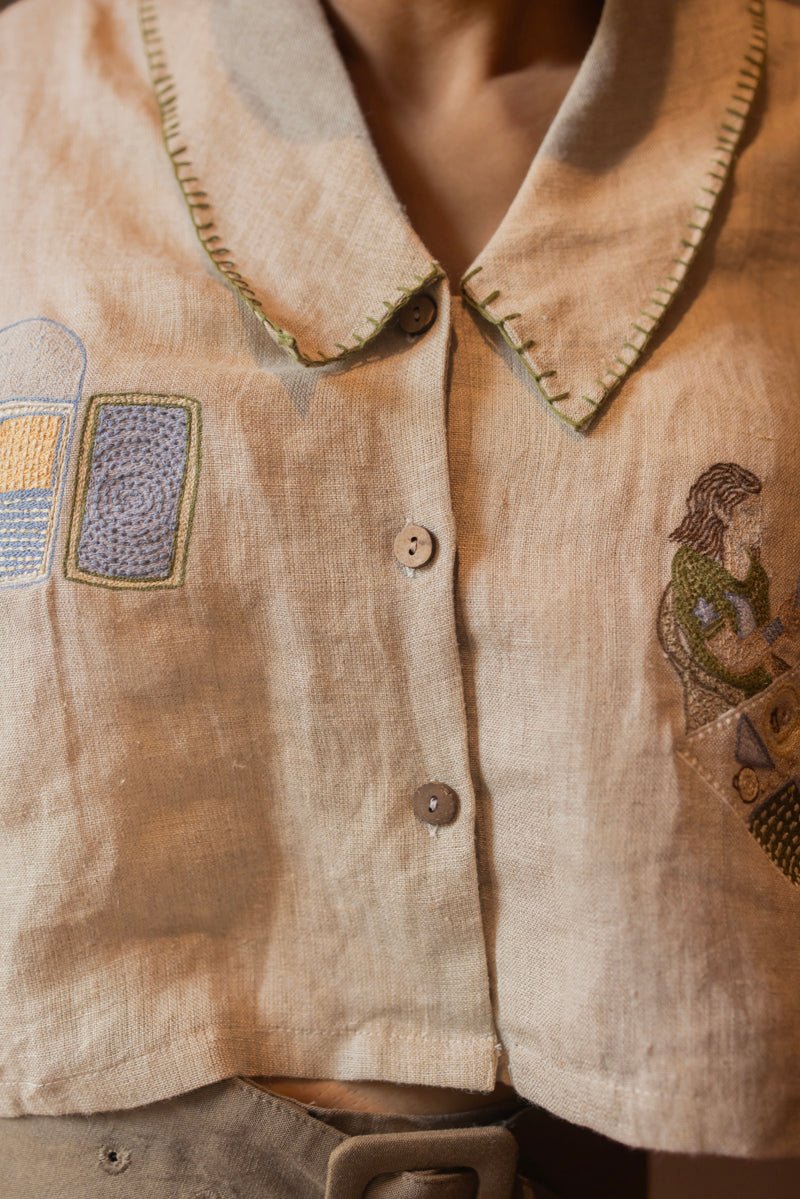 Leopold Crop shirt - CiceroniShirtAsaii