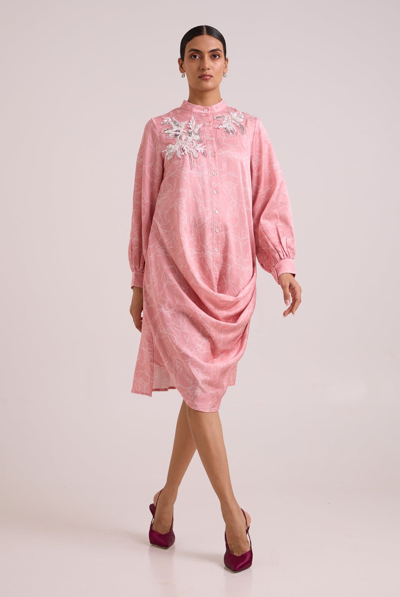 Leya - Rose Water Short Dress - CiceroniDressesMadder Much