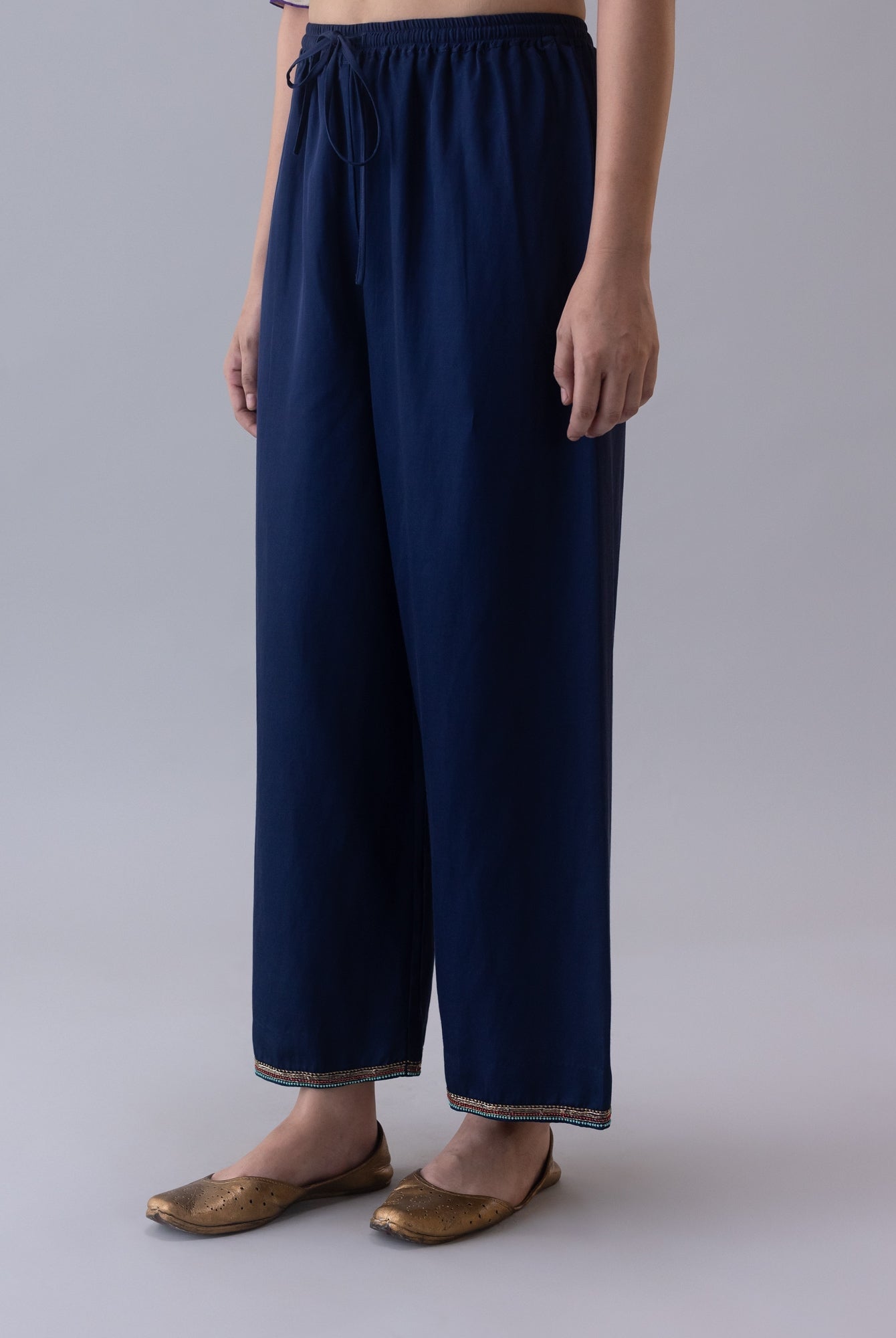 Lhamo Indigo Pyjama - CiceroniWomen PantsShades of India