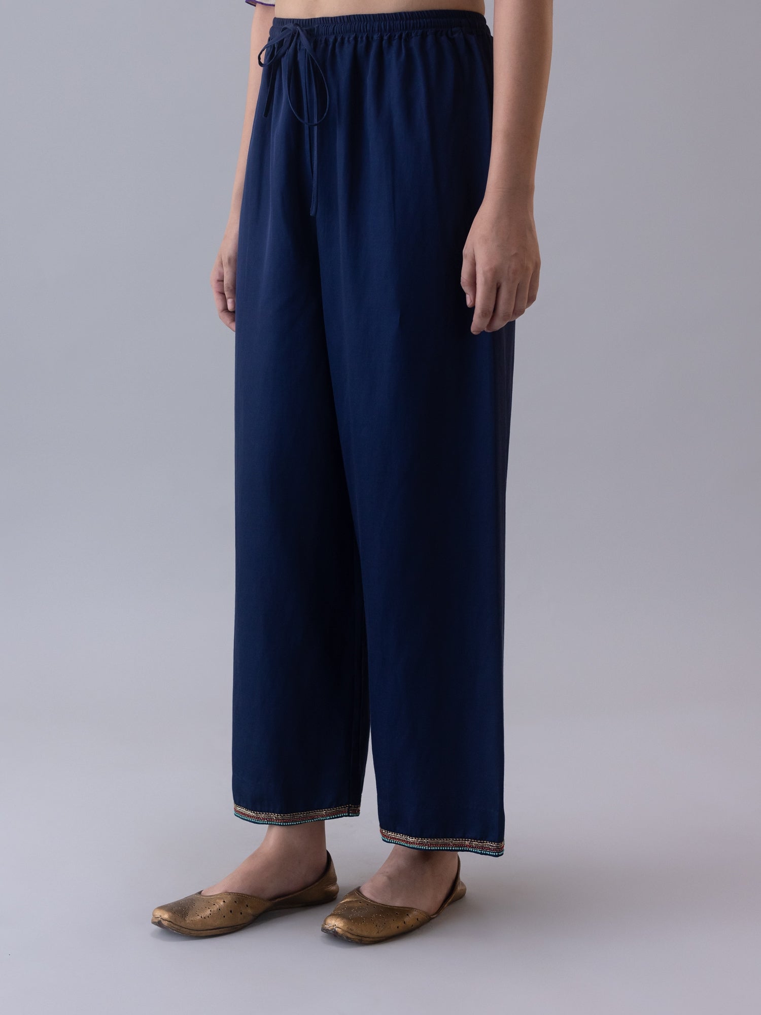 Lhamo Indigo Pyjama - CiceroniWomen PantsShades of India