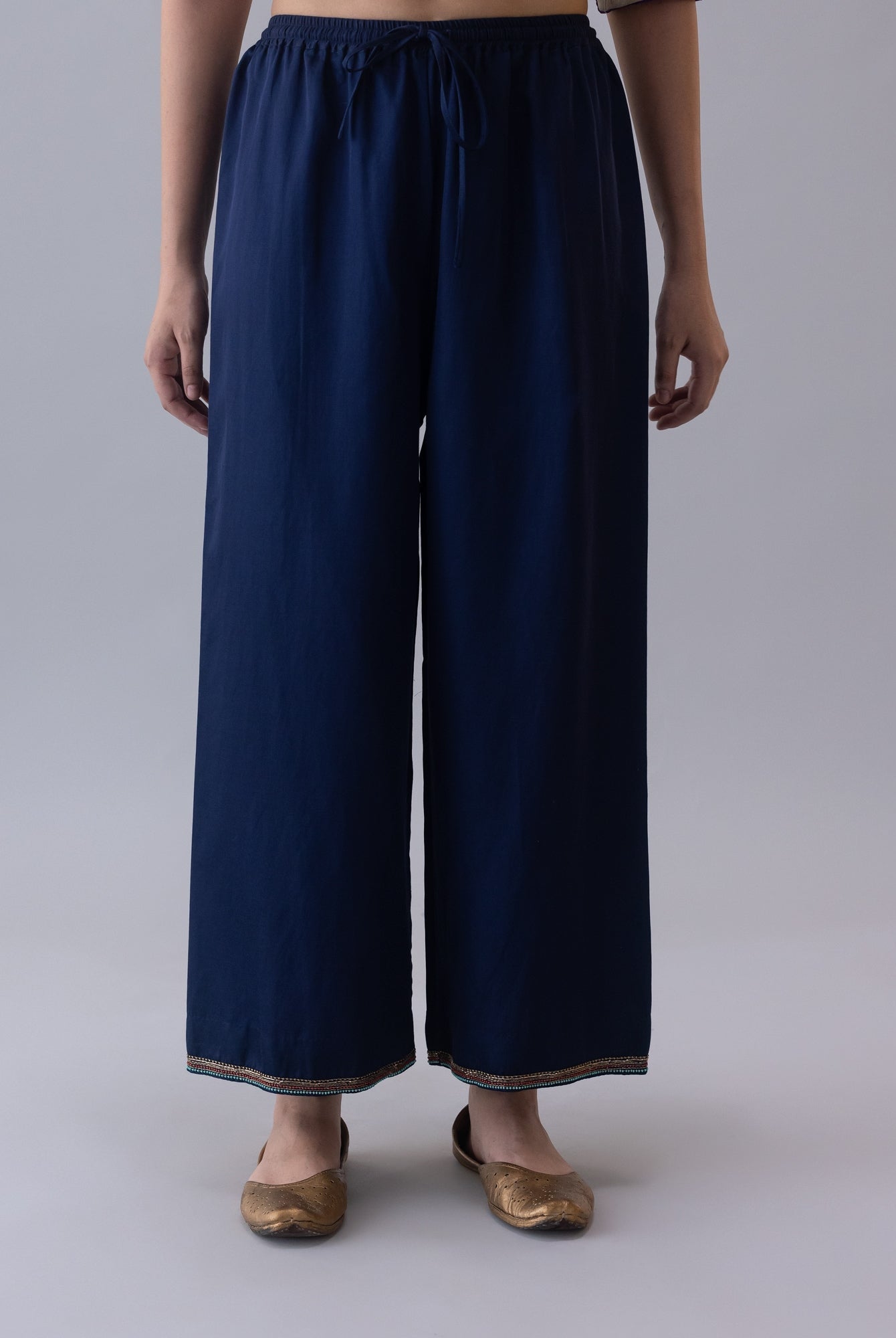 Lhamo Indigo Pyjama - CiceroniWomen PantsShades of India