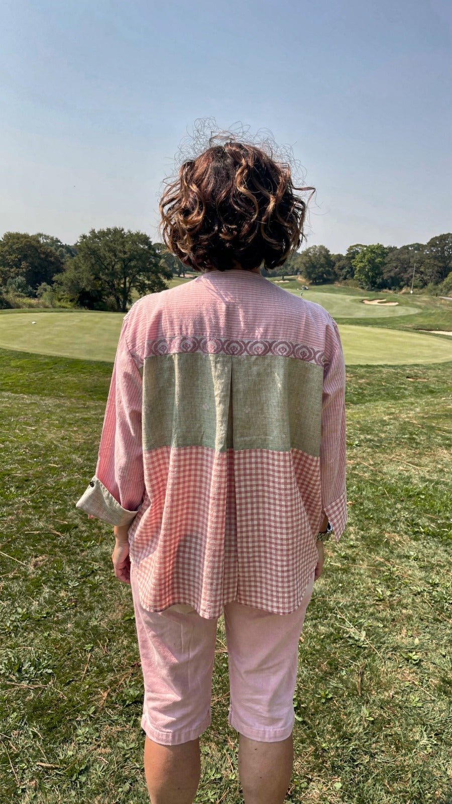 Lilac Patch Shirt β Taant Stripes Jamdani - CiceroniWomen ShirtsBhomra