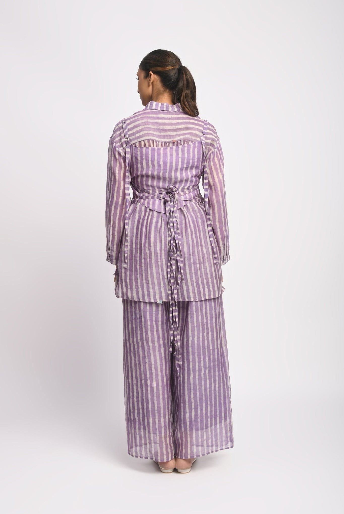 Lilac Stripe Co - ord Set - CiceroniCo - ord SetJayati Goenka