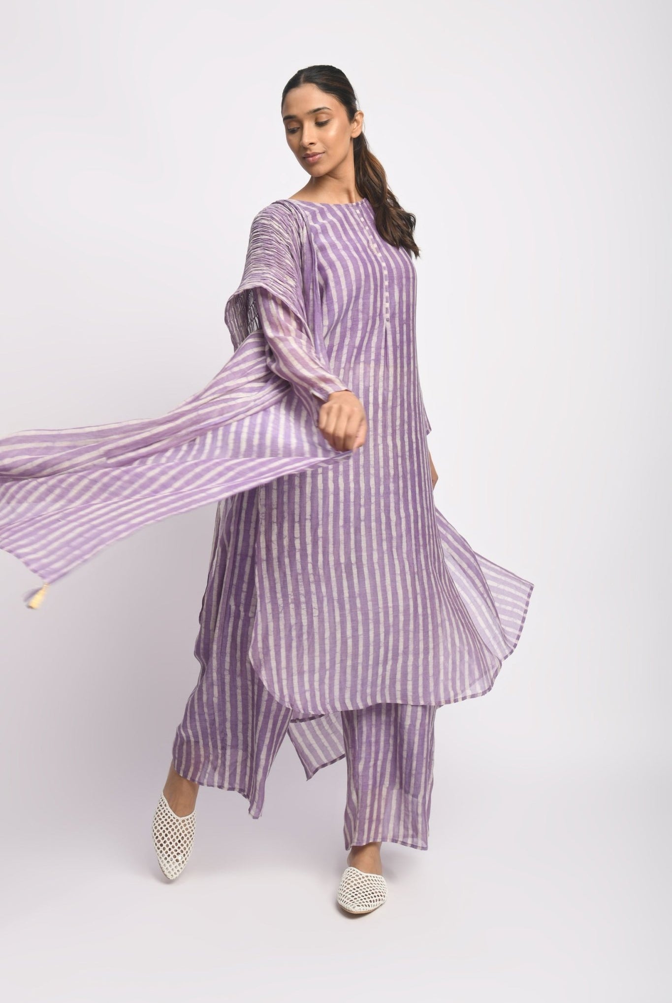 Lilac Suit Set - CiceroniKurta Set, Everyday WearJayati Goenka