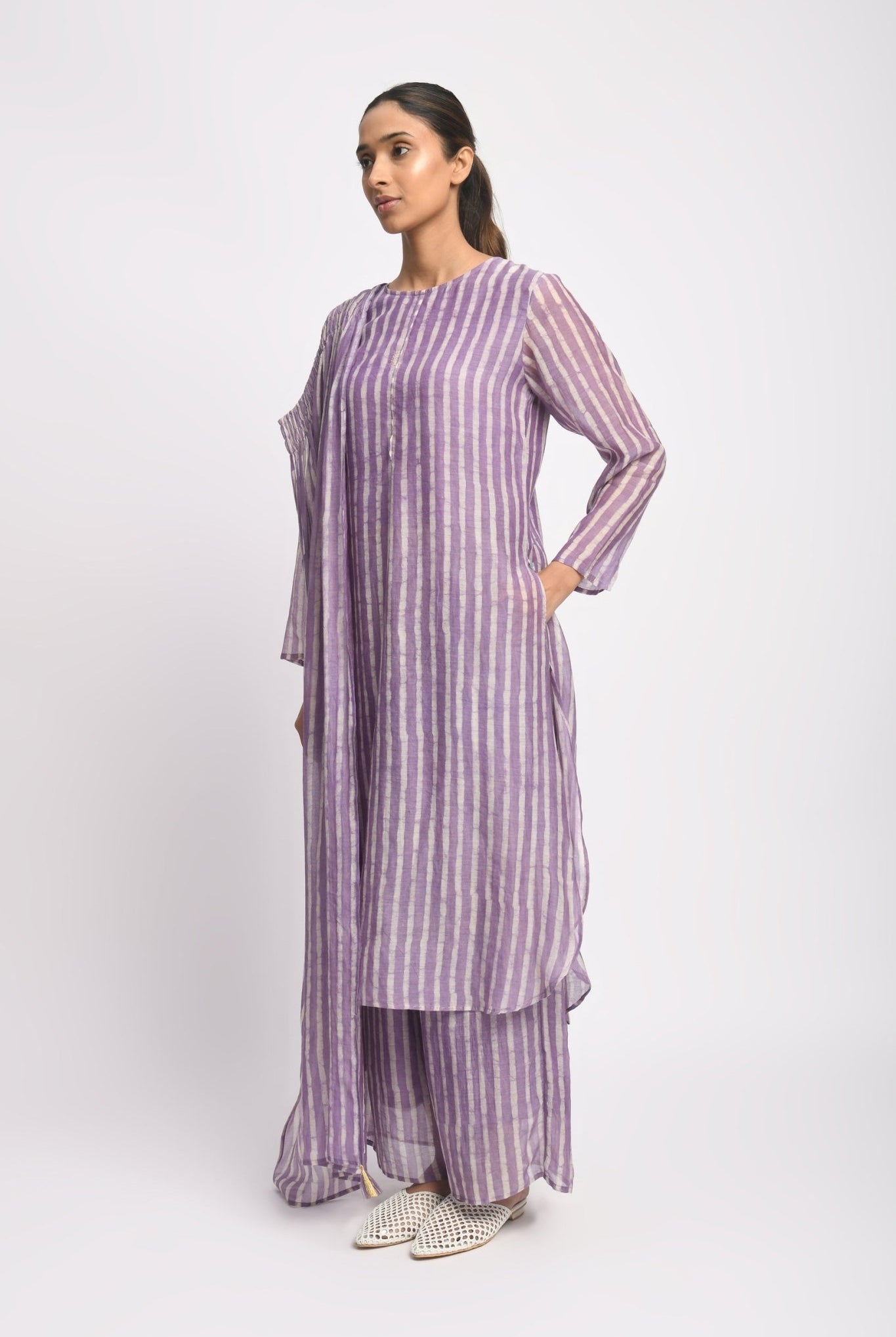 Lilac Suit Set - CiceroniKurta Set, Everyday WearJayati Goenka