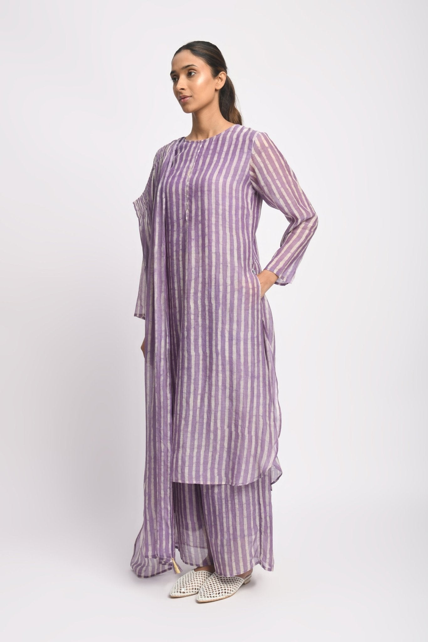 Lilac Suit Set - CiceroniKurta Set, Everyday WearJayati Goenka