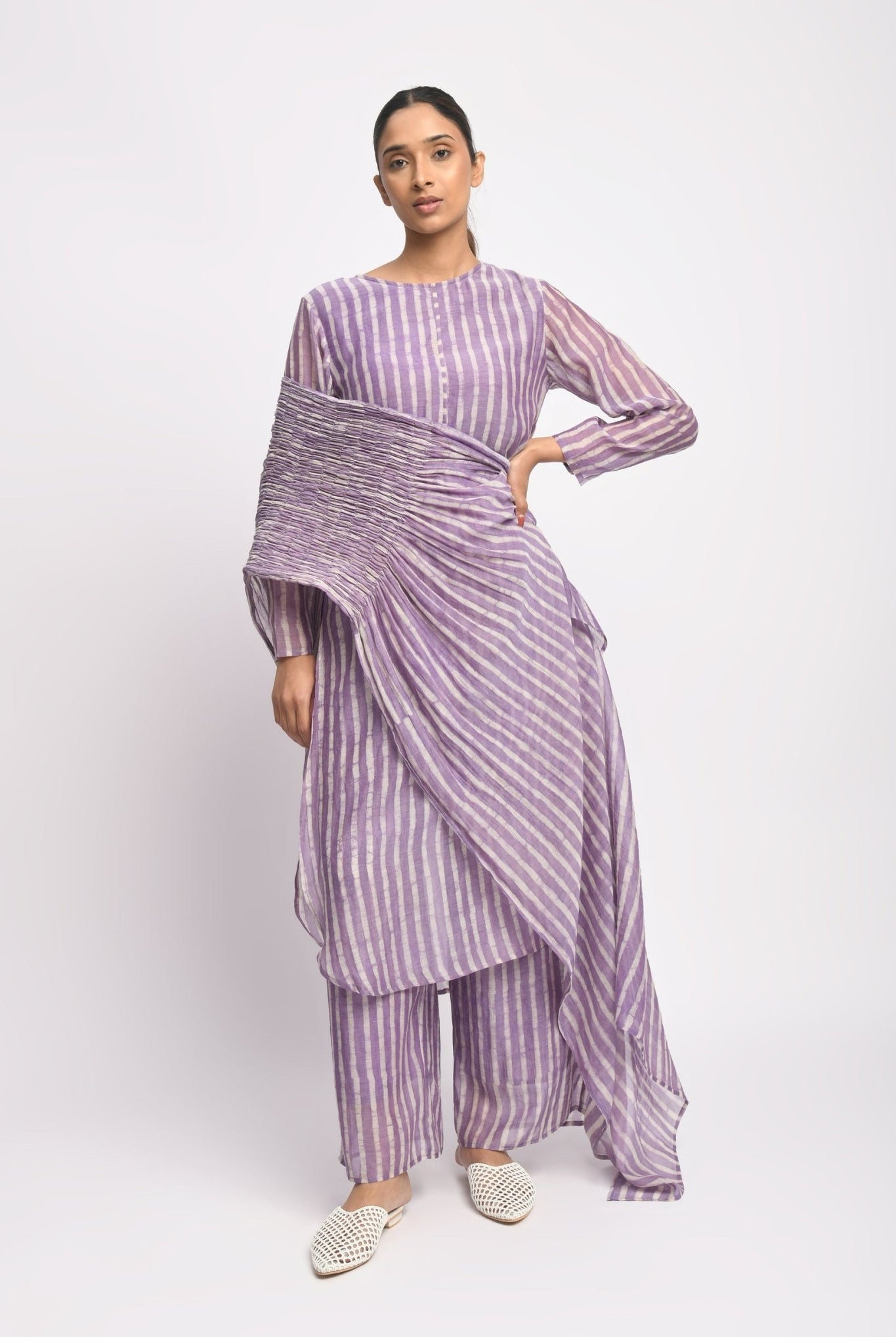 Lilac Suit Set - CiceroniKurta Set, Everyday WearJayati Goenka