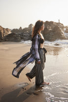 Linen Check Trench - CiceroniCapePriyanca Khanna