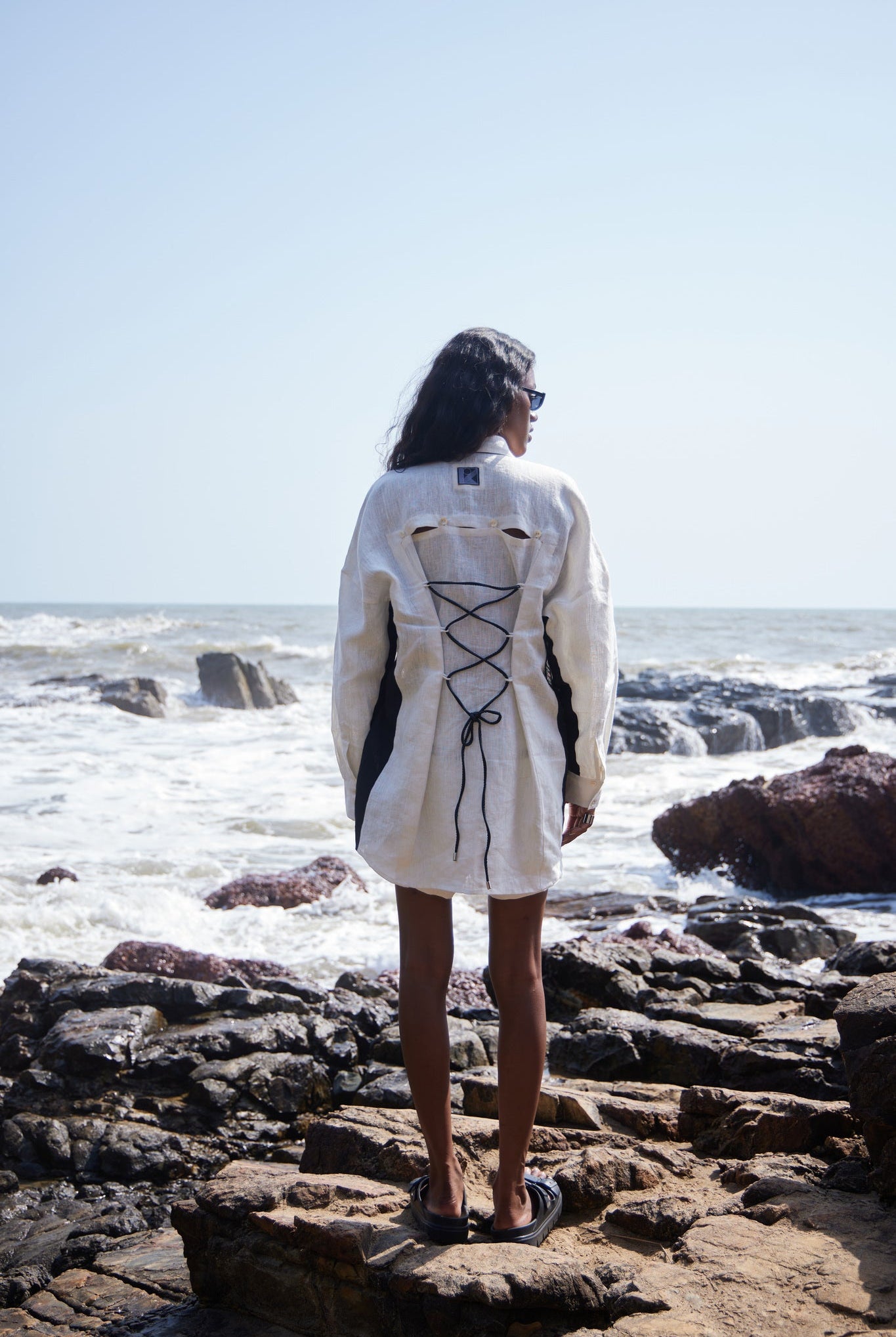 Linen Pintuck Shirt - CiceroniWomen ShirtsPriyanca Khanna