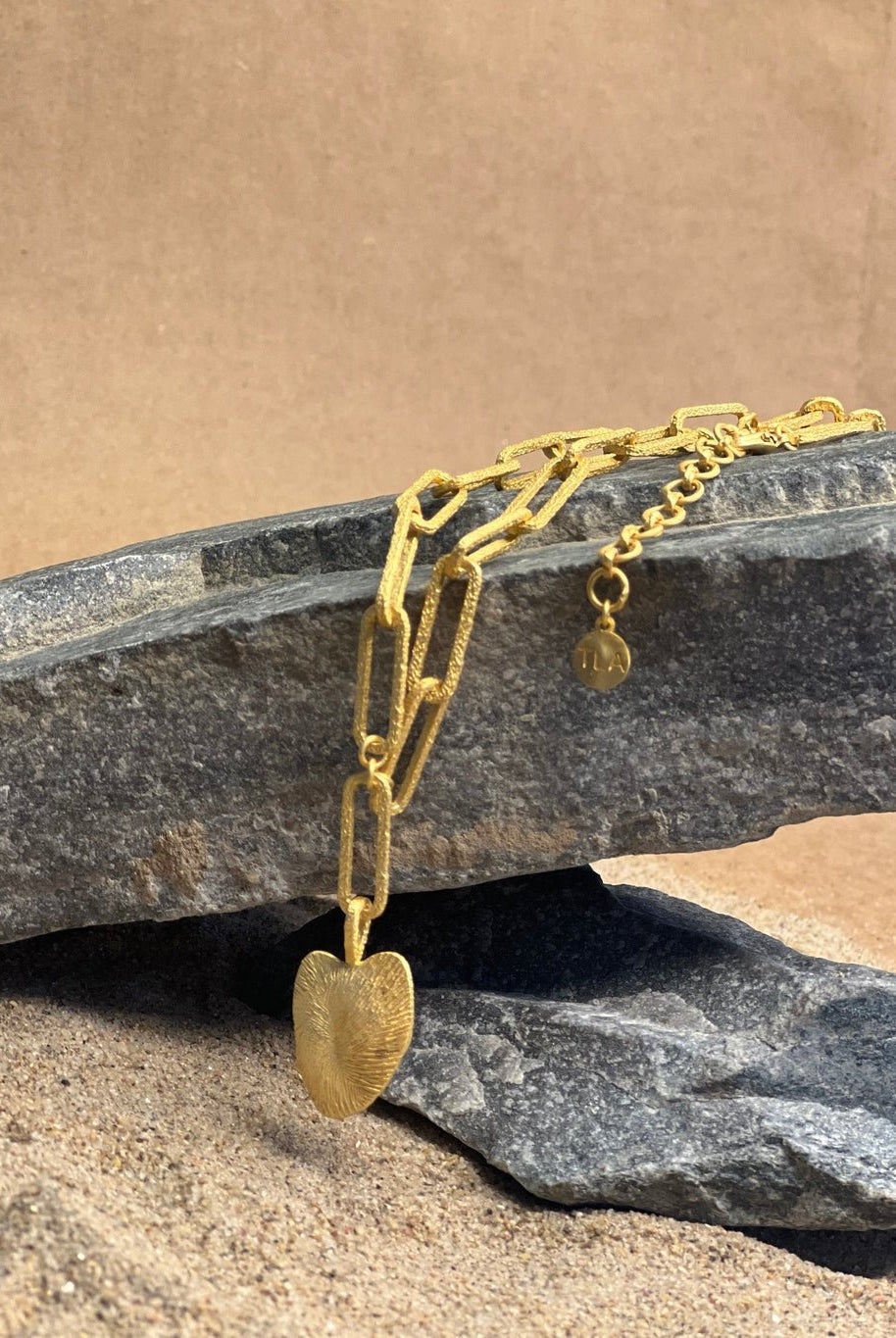Linked Amour Drop Necklace - CiceroniNeckpieceThe Loom Art