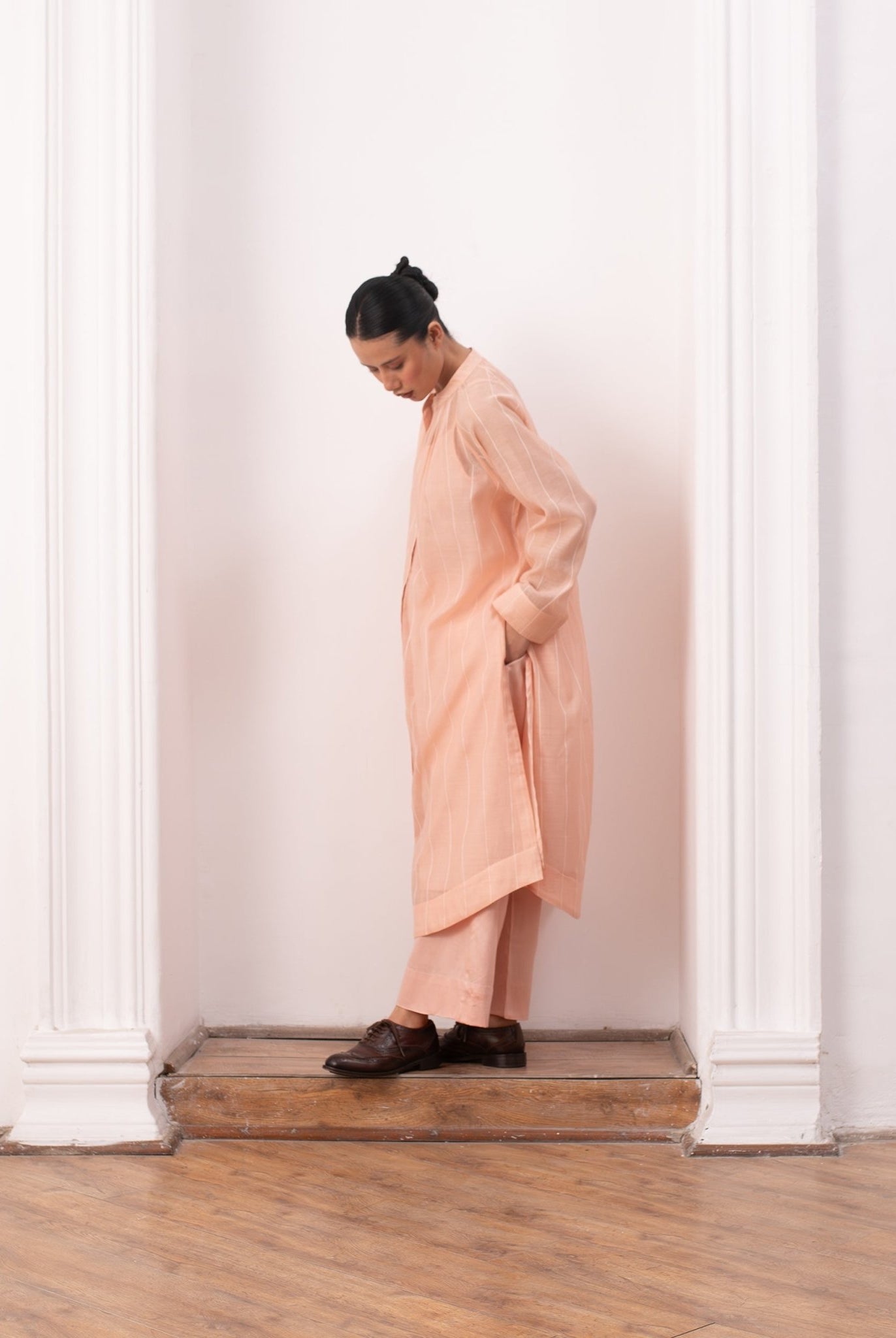 Lissome Set - Peach - CiceroniKurta Set, Everyday WearHiranya