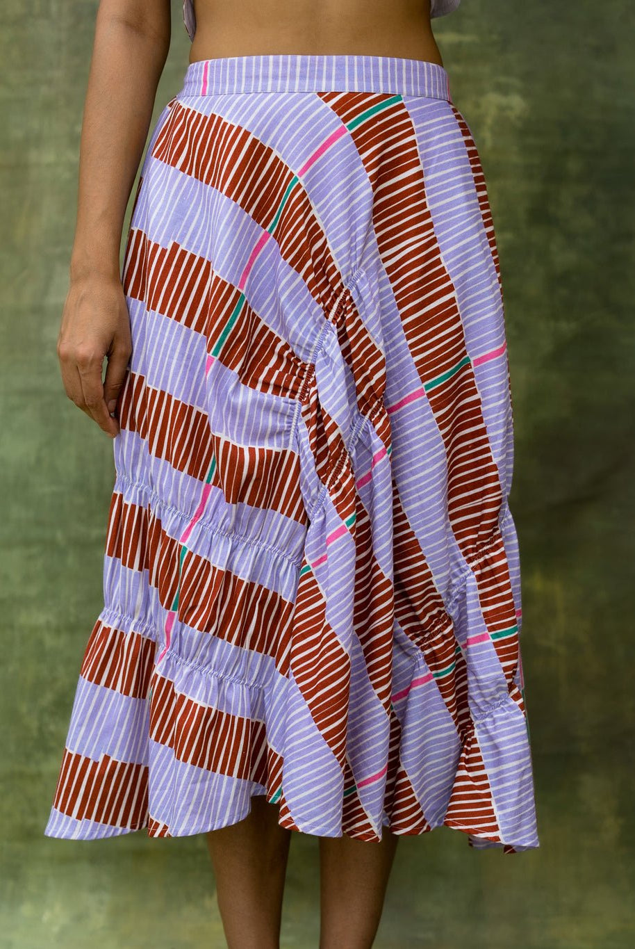 Lizzy Striped Skirt - CiceroniSkirtDoodlage