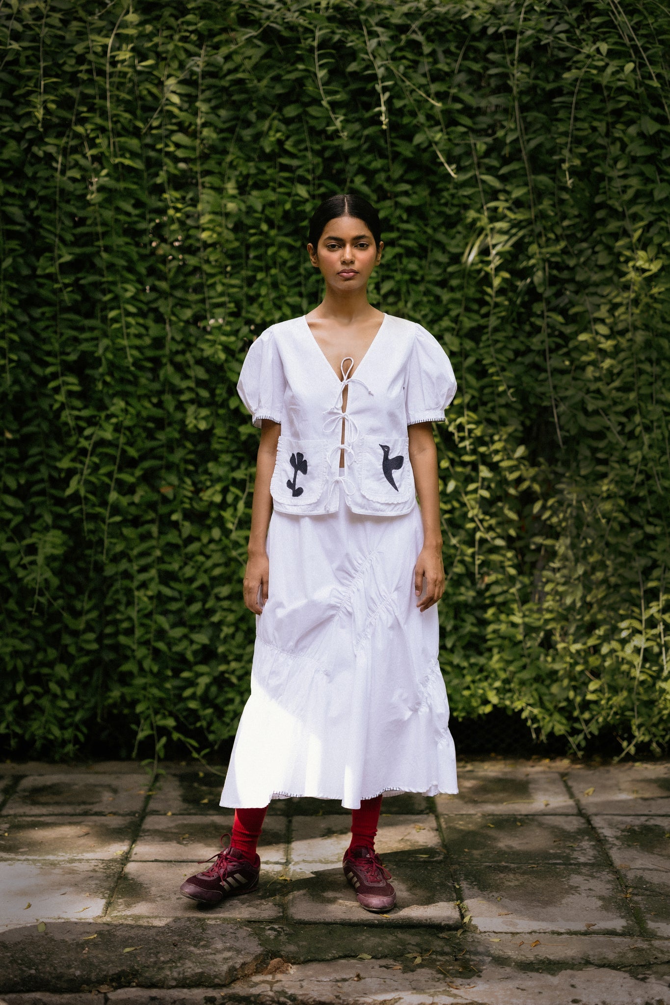 Lizzy White Skirt - CiceroniSkirtDoodlage