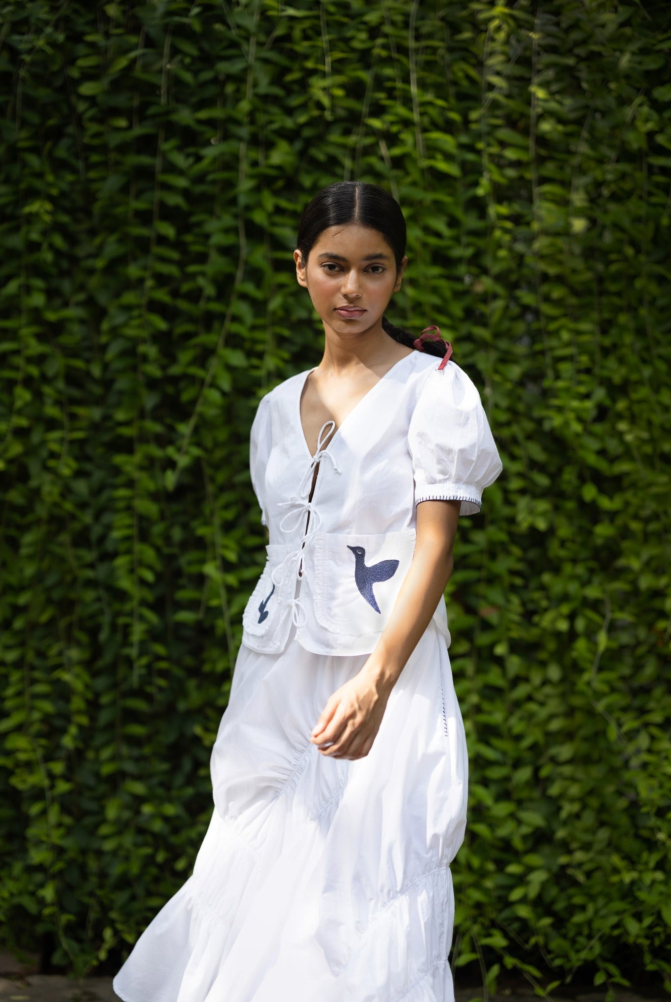 Lizzy White Skirt - CiceroniSkirtDoodlage