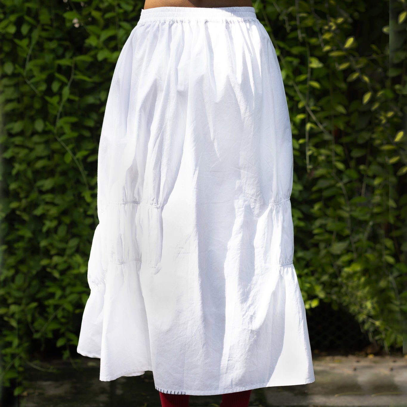 Lizzy White Skirt - CiceroniSkirtDoodlage