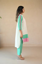Lola Kurta - Natural White - CiceroniKurta, Everyday WearRang by Rajvi