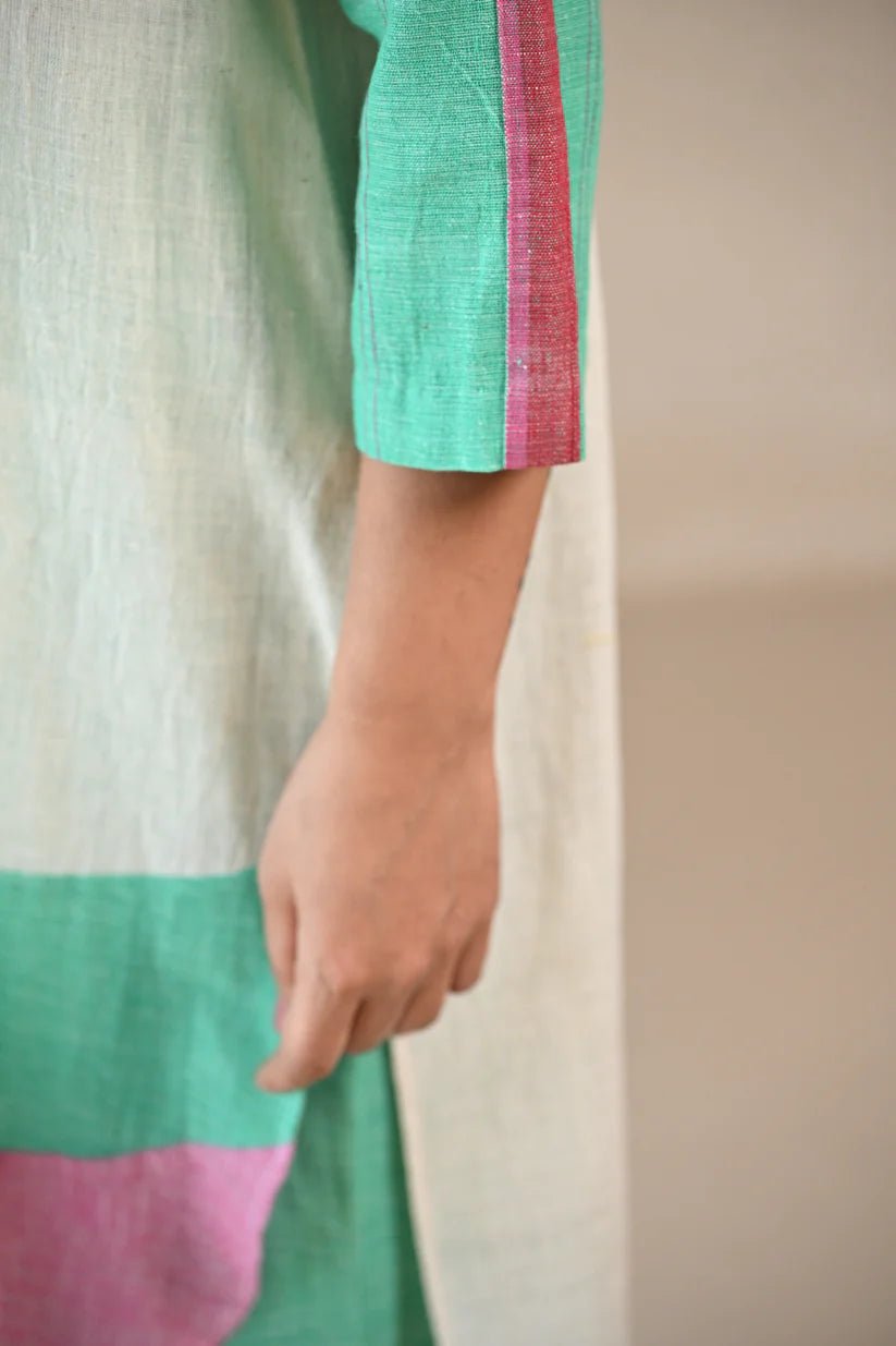 Lola Kurta - Natural White - CiceroniKurta, Everyday WearRang by Rajvi