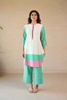 Lola Kurta - Natural White - CiceroniKurta, Everyday WearRang by Rajvi