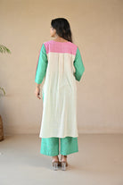 Lola Kurta - Natural White - CiceroniKurta, Everyday WearRang by Rajvi