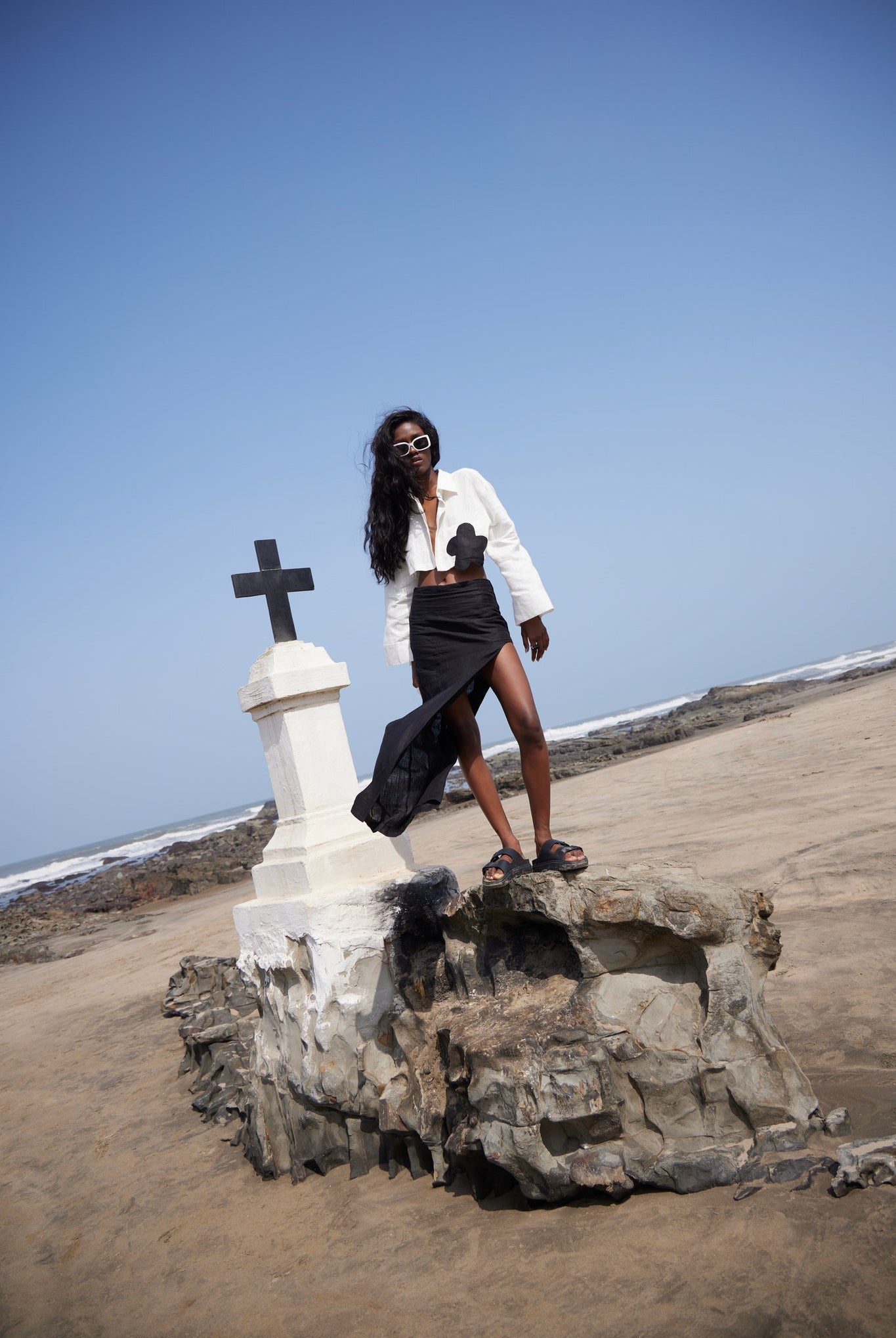 Long Slit Skirt - CiceroniSkirtsPriyanca Khanna