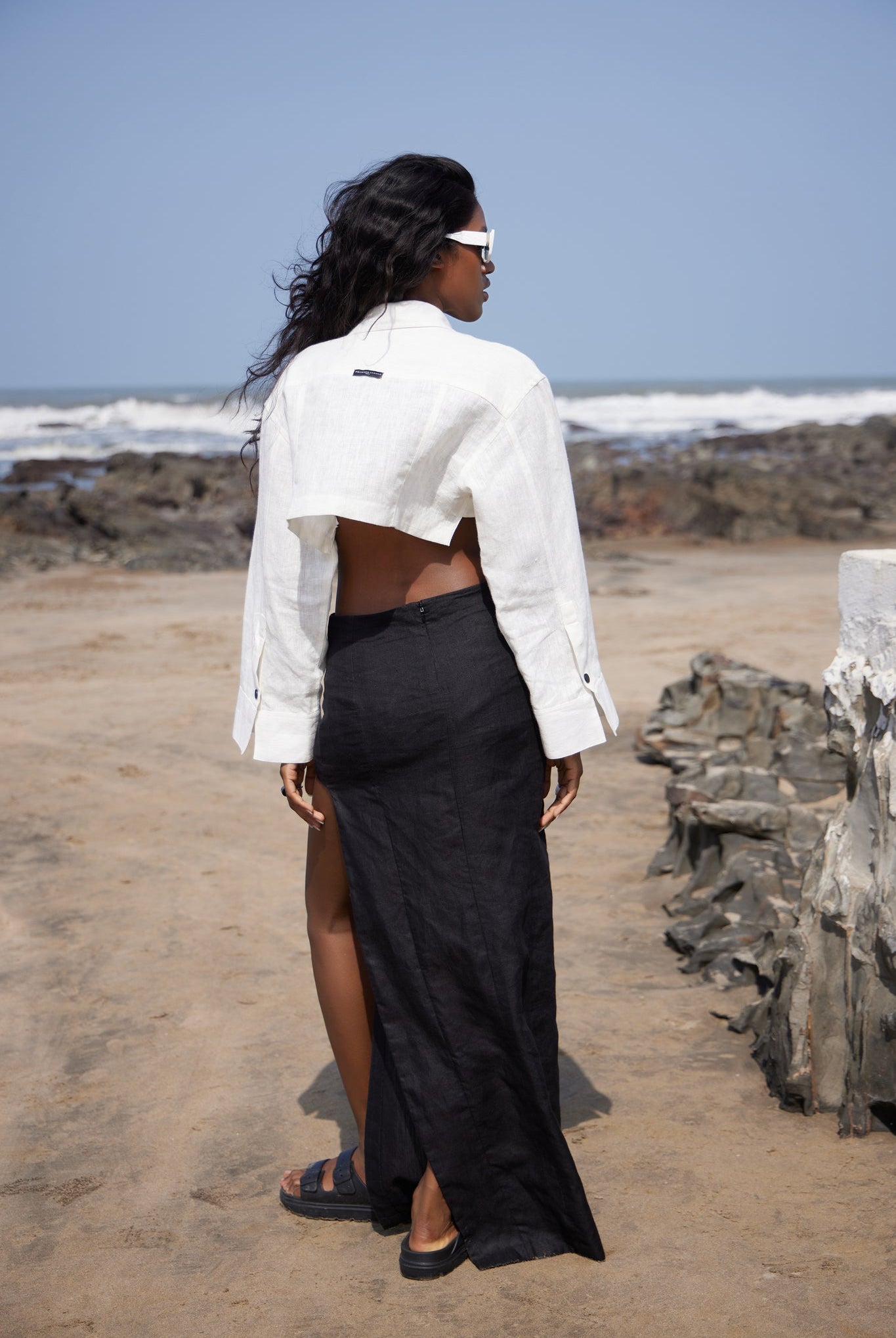 Long Slit Skirt - CiceroniSkirtsPriyanca Khanna