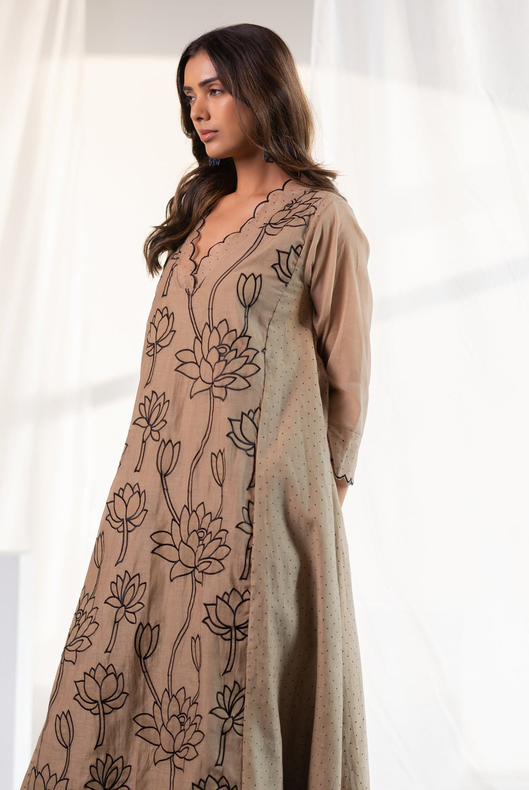 Lotus Bay Applique Kurta Set - CiceroniKurta Set, Everyday WearSilai Studio