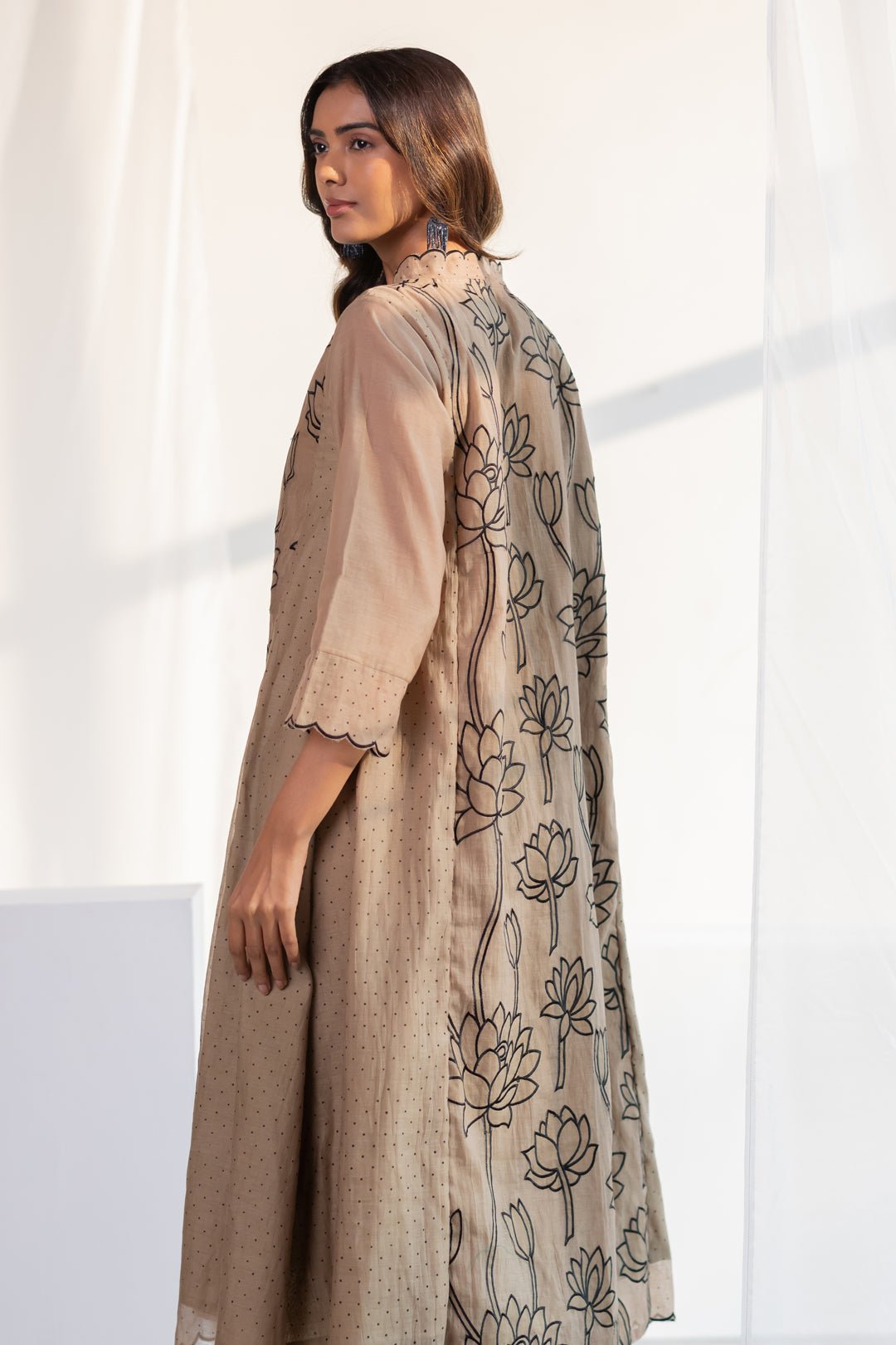Lotus Bay Applique Kurta Set - CiceroniKurta Set, Everyday WearSilai Studio