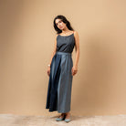 Louisa Upcycled Denim Dress - CiceroniDressesDoodlage