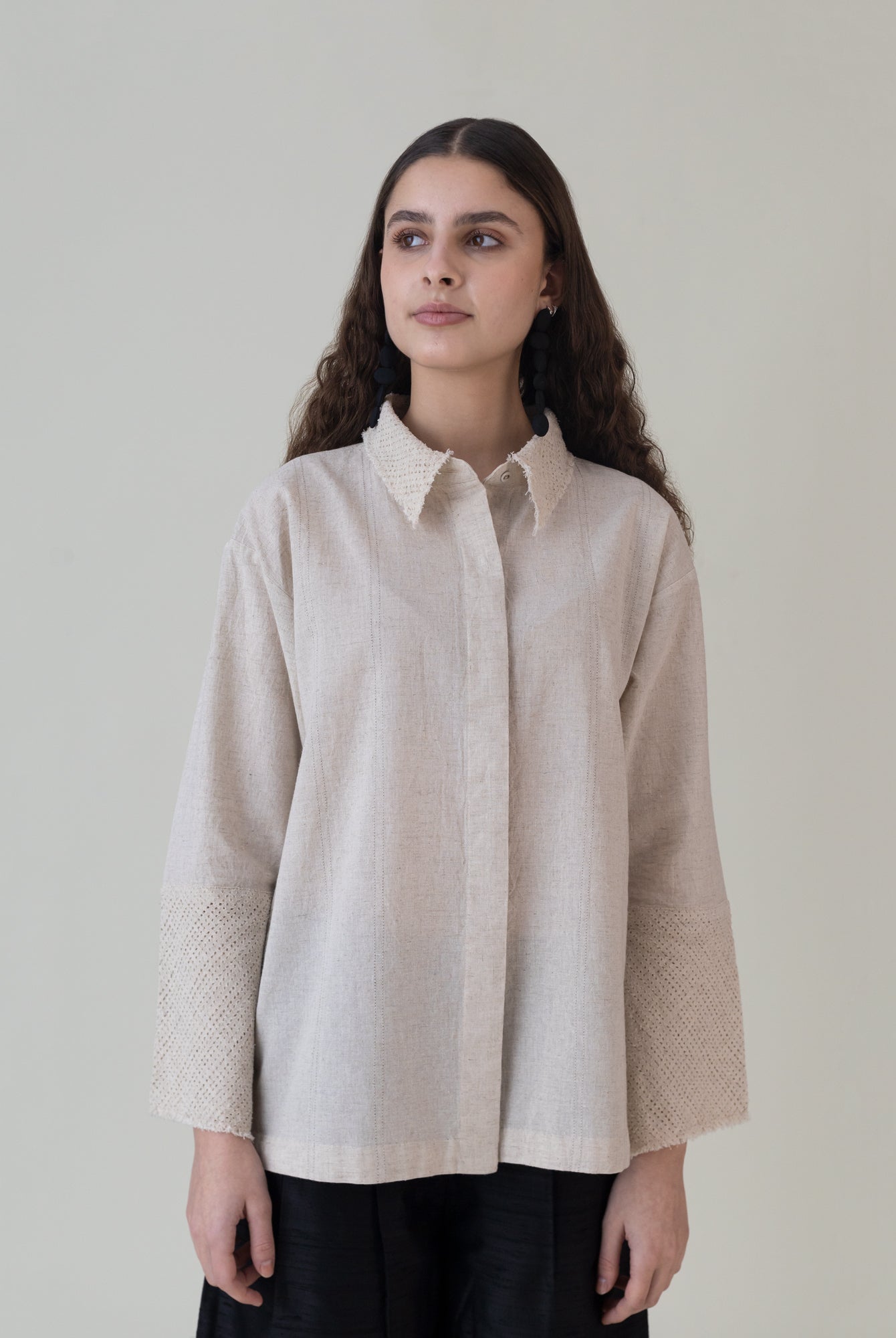 Love Beige Shirt - CiceroniWomen ShirtsShades of India