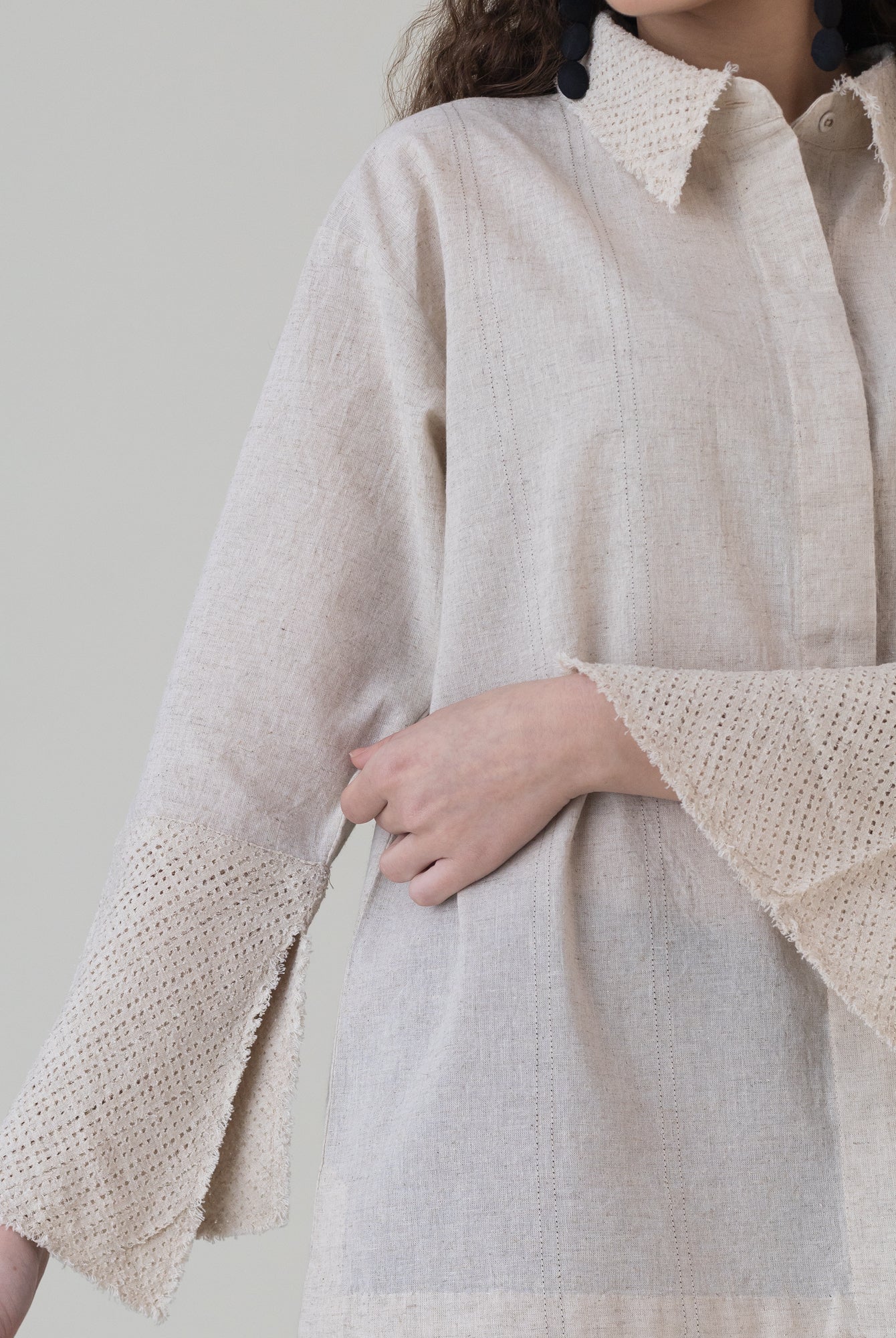 Love Beige Shirt - CiceroniWomen ShirtsShades of India