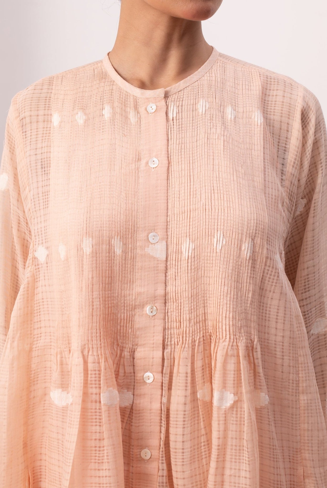 Lucie Rie Dress - Peach - CiceroniSkirt SetHiranya