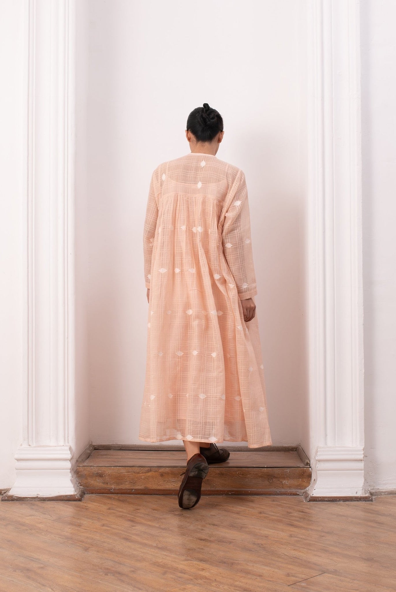 Lucie Rie Dress - Peach - CiceroniSkirt SetHiranya