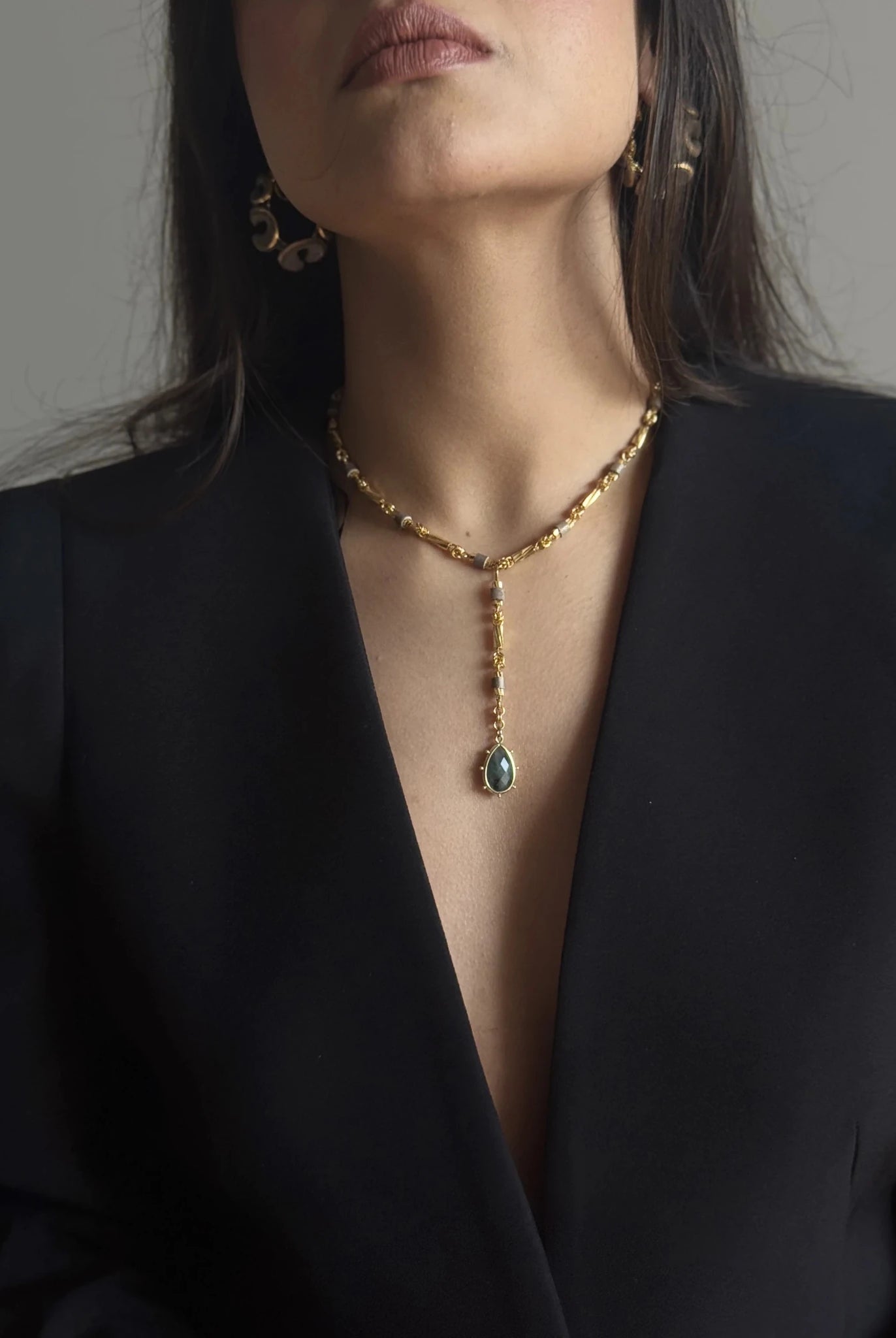 Luminara Drop Neckpiece - CiceroniNeckpieceNoupelle