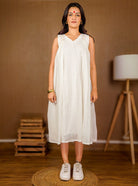 Luna Dress - White - CiceroniDressesPrathaa