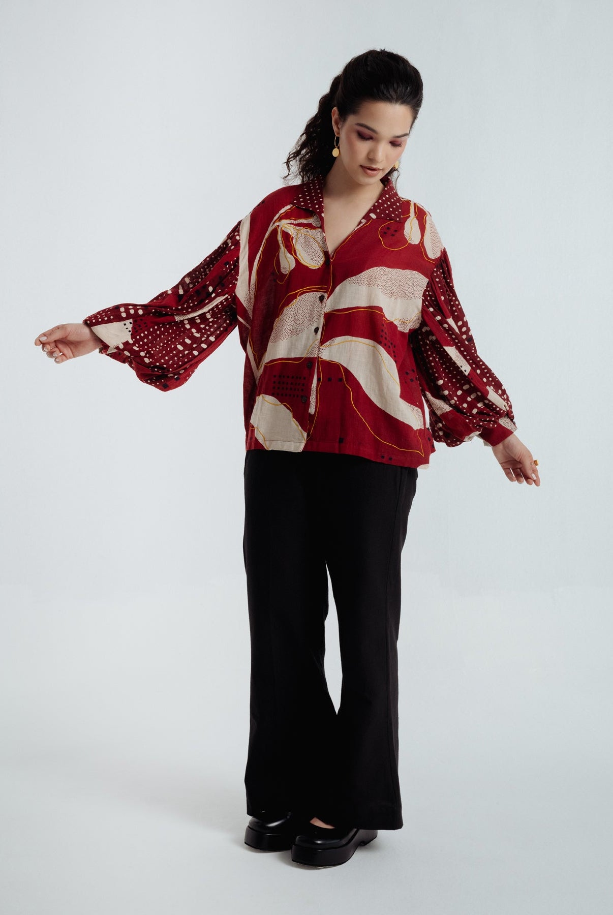 Madder Bell Shirt - CiceroniWomen ShirtsRias Jaipur