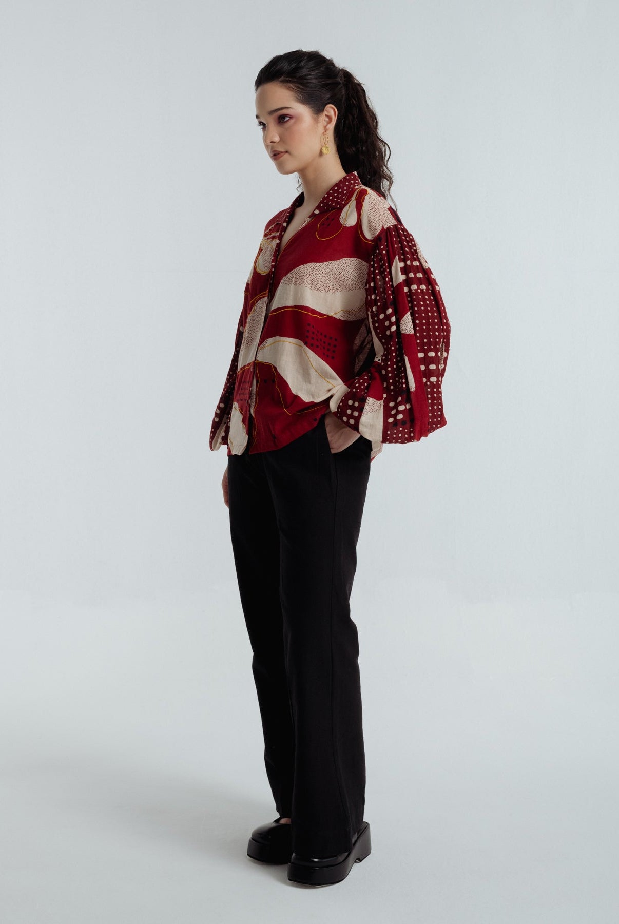 Madder Bell Shirt - CiceroniWomen ShirtsRias Jaipur