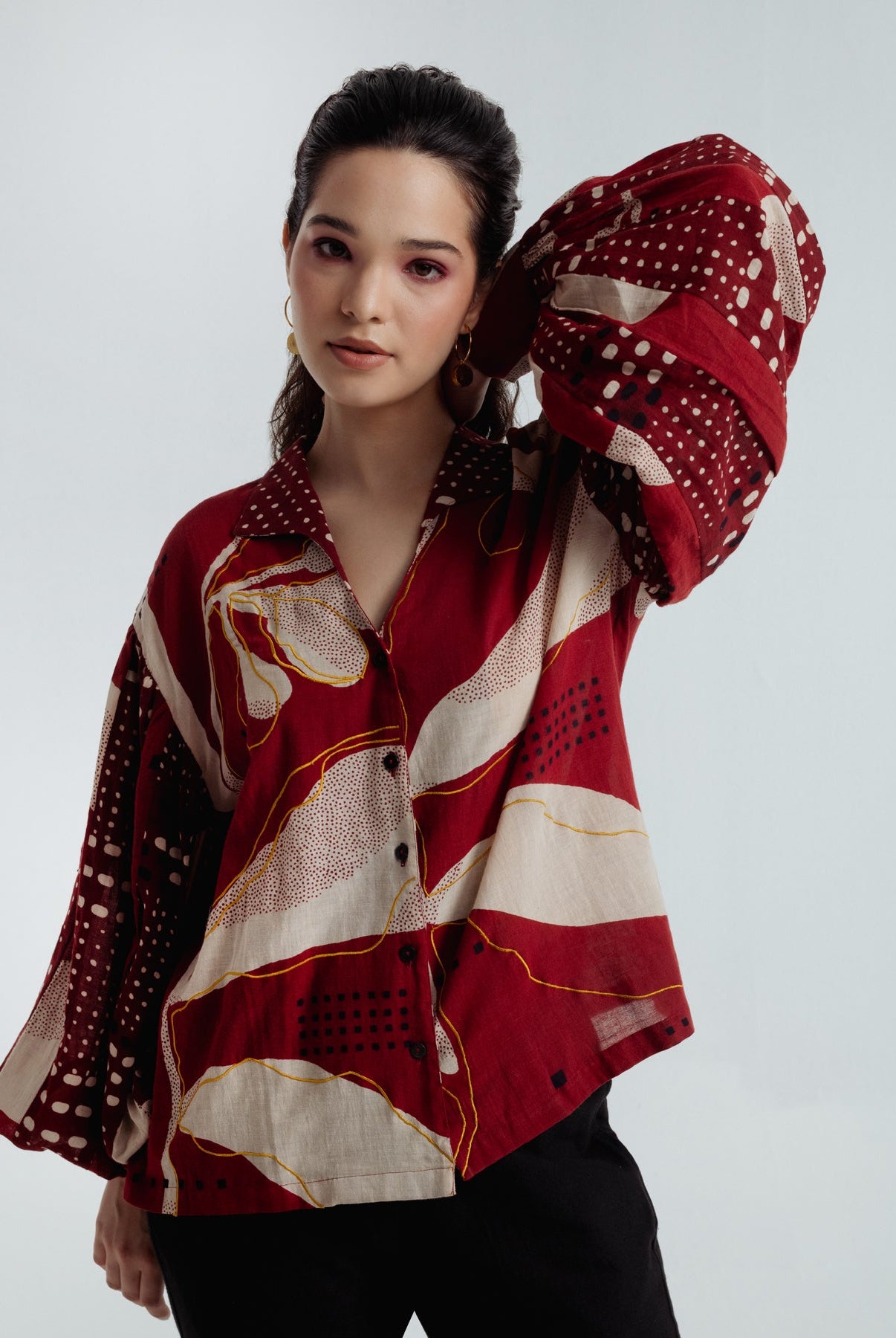 Madder Bell Shirt - CiceroniWomen ShirtsRias Jaipur