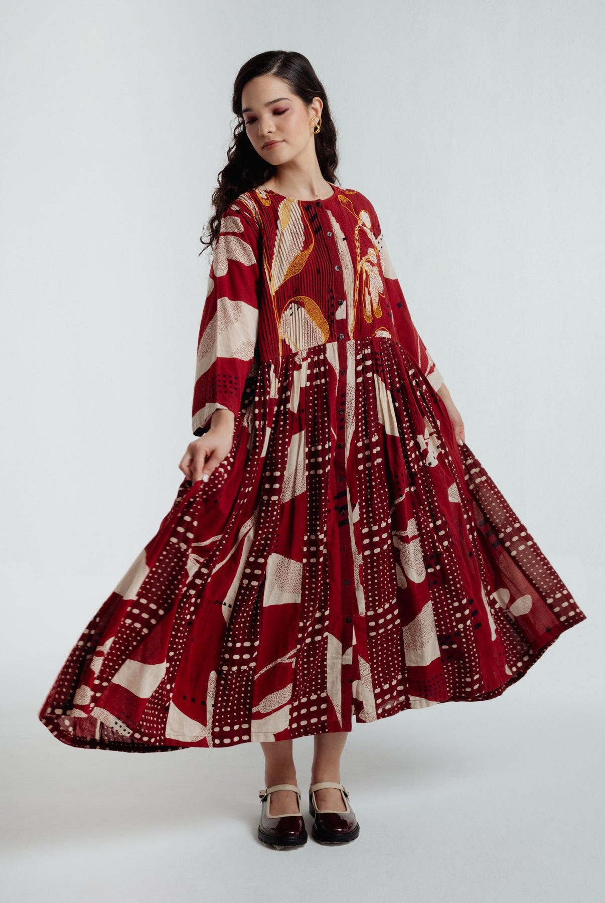 Madder Jacket Dress - CiceroniDressesRias Jaipur
